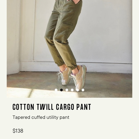 SUNDAYSNYC Cotton Twill Cargo Pant - Picture 2 of 4